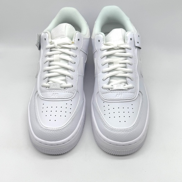 Nike Air Force 1 Womens AF1 Shadow Triple White Shoes Sz 10 New CI0919-100 - Picture 2 of 11